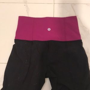 Lululemon straight leg black leggings